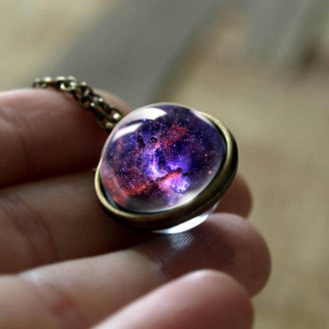 Nebula Universal Planet Pendant Necklace For Her