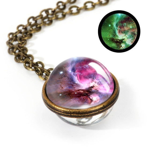 Nebula Universal Planet Pendant Necklace For Her