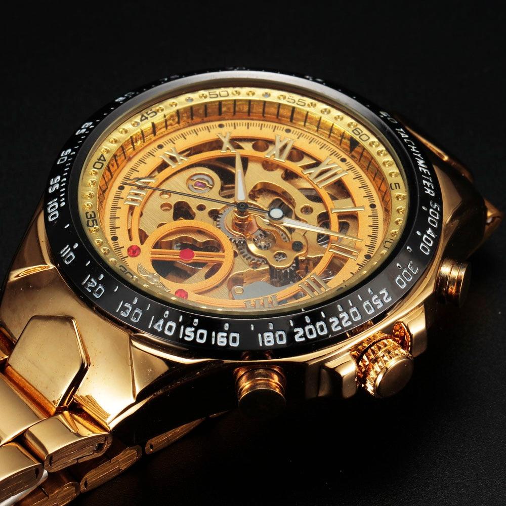 Mechanical Gold Wristwatch