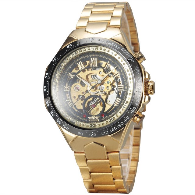 Mechanical Gold Wristwatch